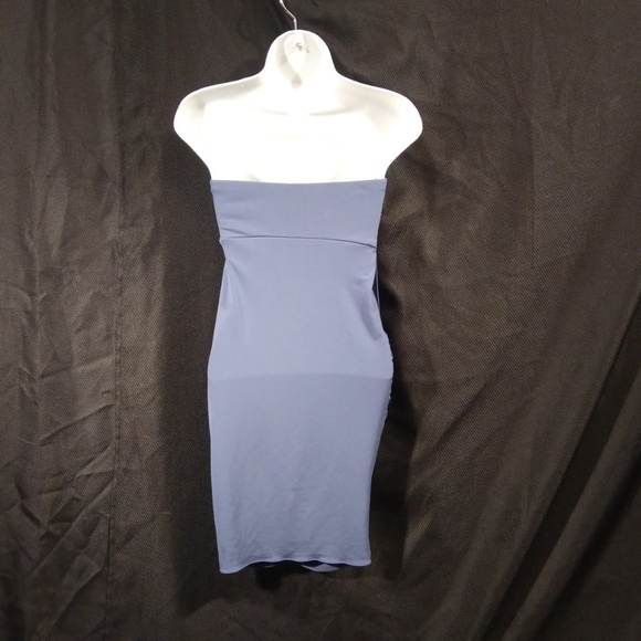 Forever 21 Strapless Blue Gray Dress - Picture 2 of 2